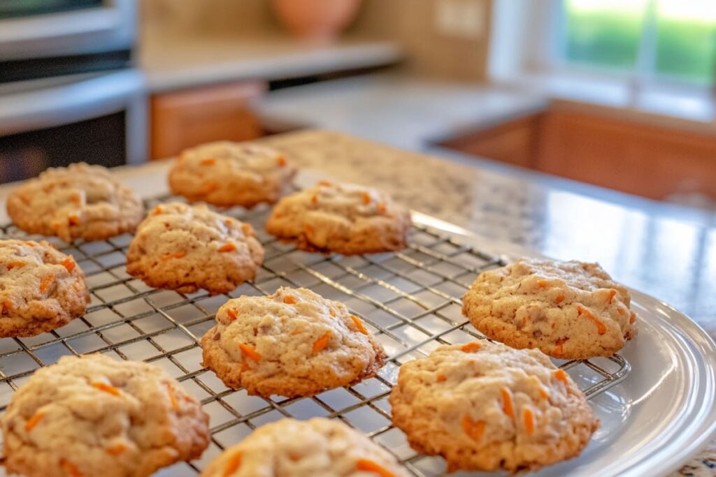 Carrot cake cookies from cake mix