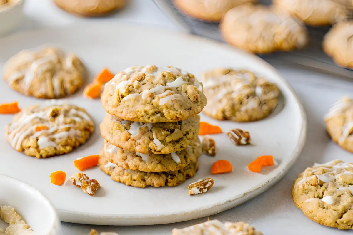 Carrot cake cookies from cake mix variation