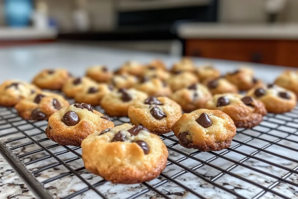 Mini chocolate chip cookies