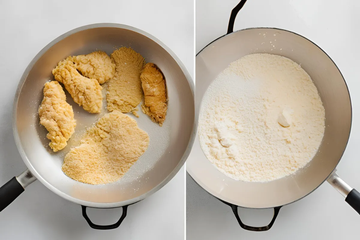 Do you use cornstarch or flour to fry chicken? diff