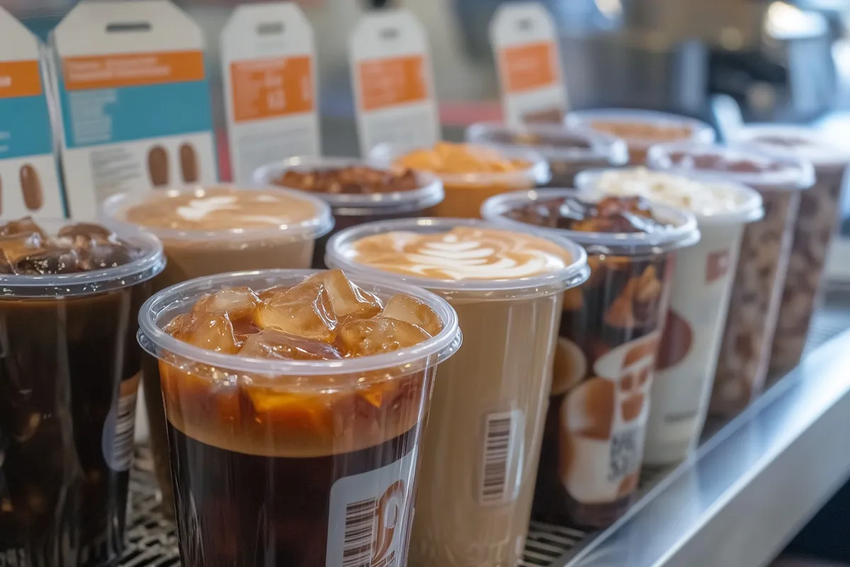 Dunkin’s decaf iced coffee options