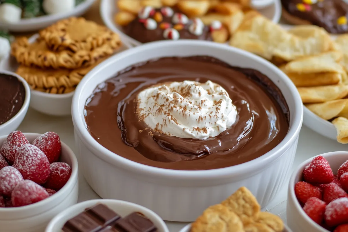 Hot chocolate dip guide