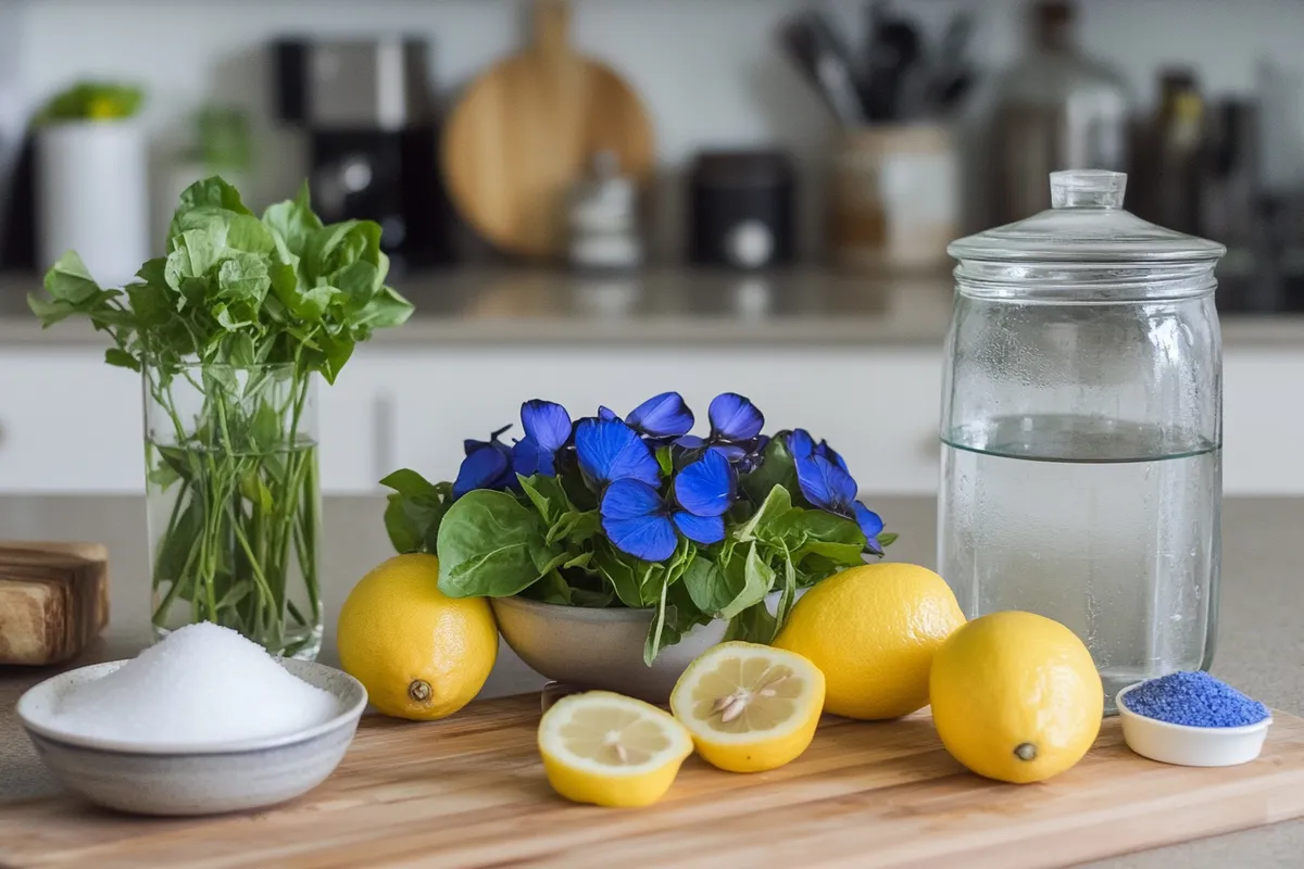 How can I make my lemonade blue ingredients