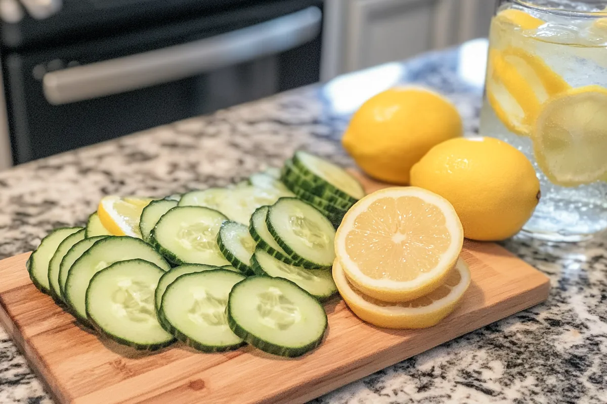 Nutritional benefits of cucumberlemonwater