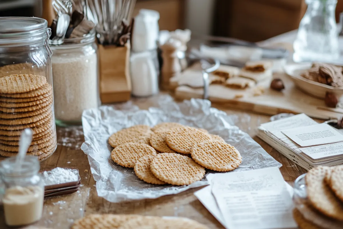 Wafer cookies nostalgia