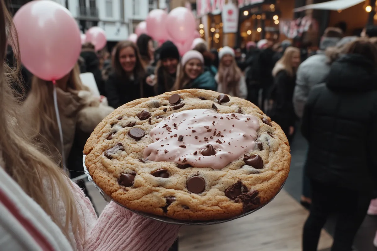 World’s largest cookie with fun facts