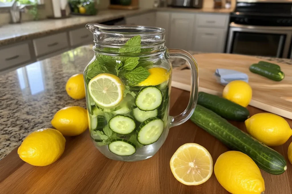 Cucumber lemon water benefits