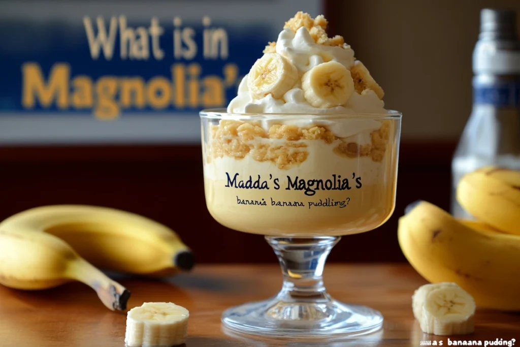 What is in Magnolia's Banana Pudding?