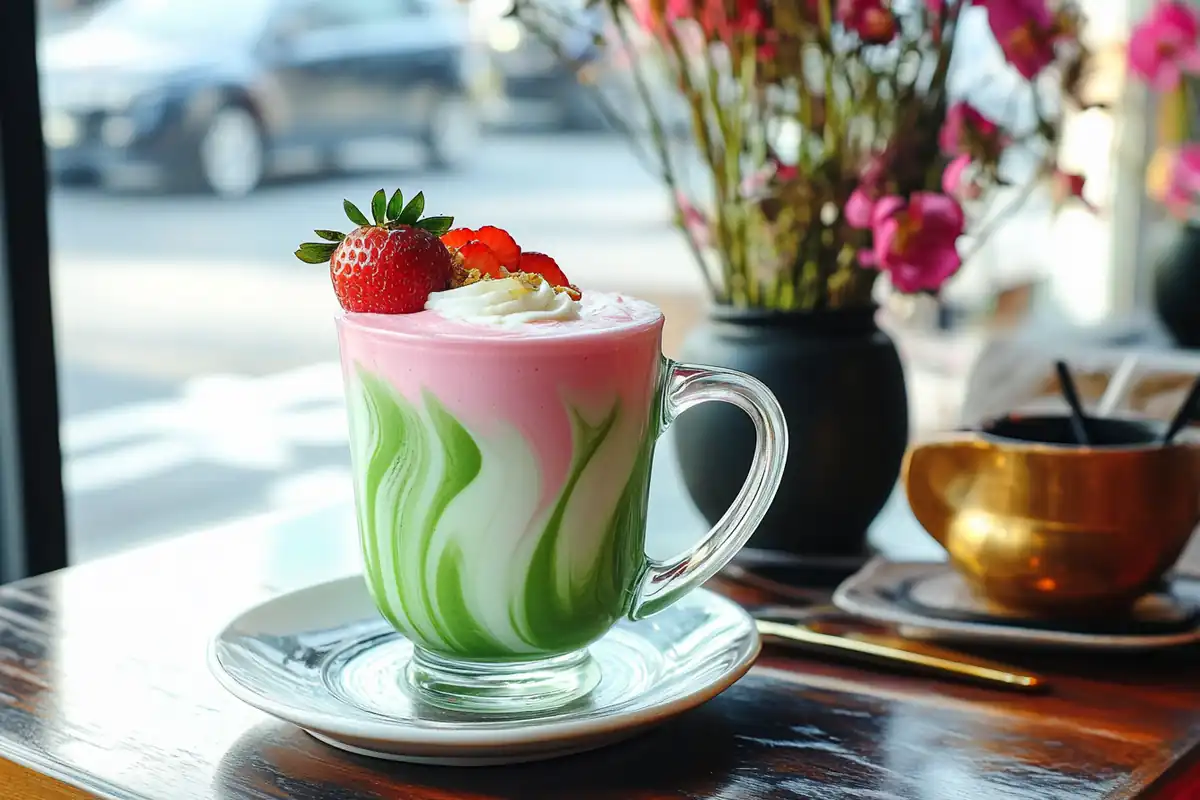 Strawberry Matcha Starbucks