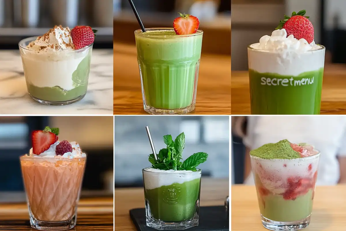 Strawberry matcha secret menu items